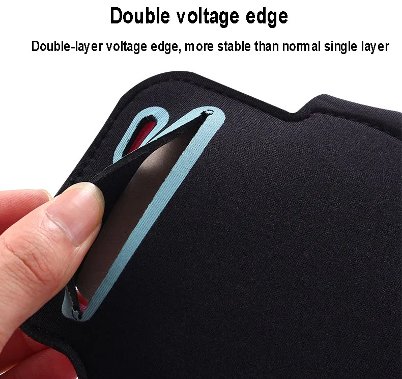 Красная водонепроницаемая Спортивная Повязка на руку для занятий спортом и