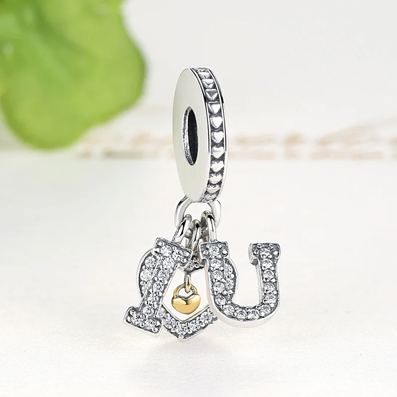 

Luxury 925 Sterling Silver Eiffel Tower Gold Charm Heart Cat Beads Fit Original Bracelets & Bangles Pendant DIY Jewelry