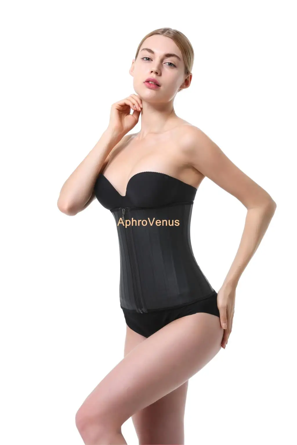 

Waist Trainer Binders Shapers Body Shapewear Women Zipper Steel Bone Slimming Sheath Modeling Strap Belt Colombian Girdles