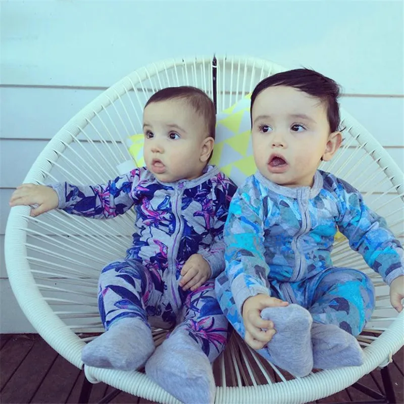 Г. Комбинезон для девушки, новорожденных мальчиков, весна-осень, хлопковый комбинезон с цветочным рисунком, детская одежда с длинными рукавами на молнии детский комбинезон, XH-127