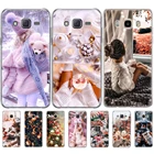 Силиконовый чехол для телефона Samsung Galaxy J1 J2 J3 J5 J7 MINI 2016 2015 prime, чехол-бампер, зимний женский Рождественский vibes coffee