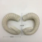 Белая имитация козы, искусственный гудок для овец, искусственная пластиковая Готическая рукоделие, новинка, для косплея на Пасху