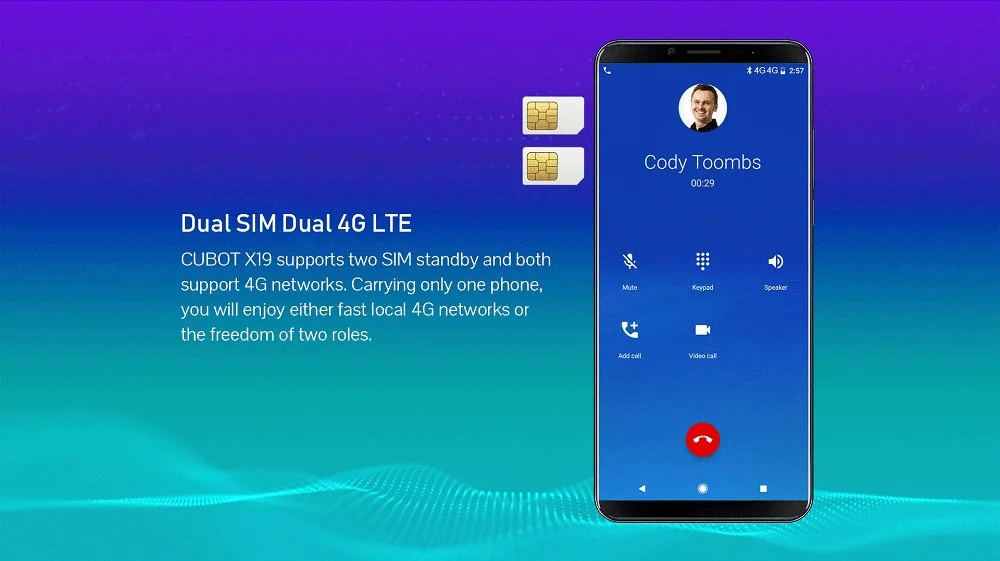 Cubot X19 Android 8,1 Helio P23 восьмиядерный смартфон 4 Гб+ 64 Гб 5,9" 2160*1080 двойная камера 16 МП FHD+ Face ID 4000 мАч большая батарея