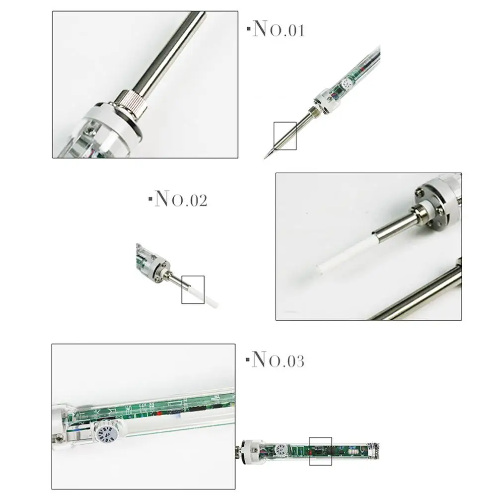 60 Вт паяльник набор инструментов для паяльника ювелирные изделия гитара часы