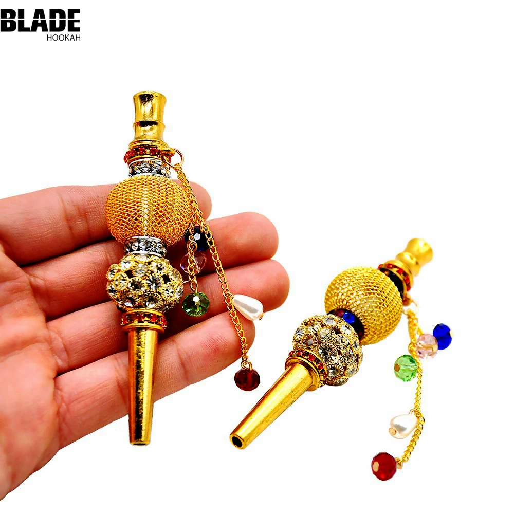 Лезвие для кальяна ручной работы ювелирные изделия с инкрустацией мундштук