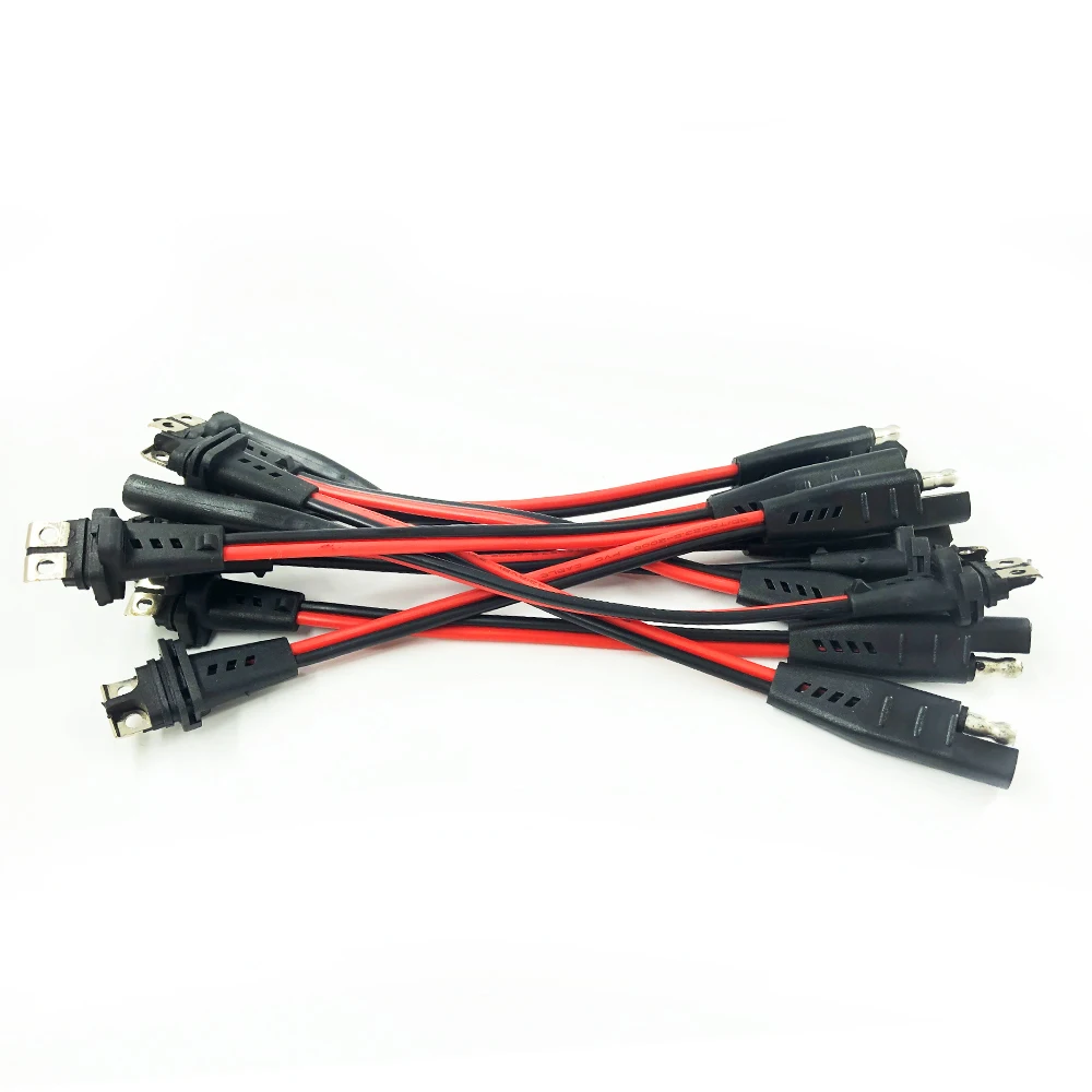 10PCS Radio Short Power Cable Cord Plug For Motorola Radio CM200 CDM1250 GM300 PM400 EM200 GM3188 GM3688