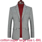 New Arrival Fashion High Quality Four Seasons Suit Extra Large Men Casual Men Blazer Coat Plus Size LXL2XL3XL4XL 5XL 6XL 7XL 8XL
