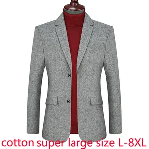 New Arrival Fashion High Quality Four Seasons Suit Extra Large Men Casual Men Blazer Coat Plus Size LXL2XL3XL4XL 5XL 6XL 7XL 8XL