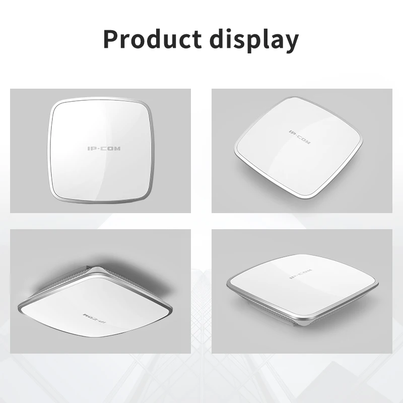 

IP-COM W40AP Indoor Ceiling Wireless Wifi AP 11n 300Mbps Access Point PoE Wifi Repeater Whole Coverage High Gain Antenna