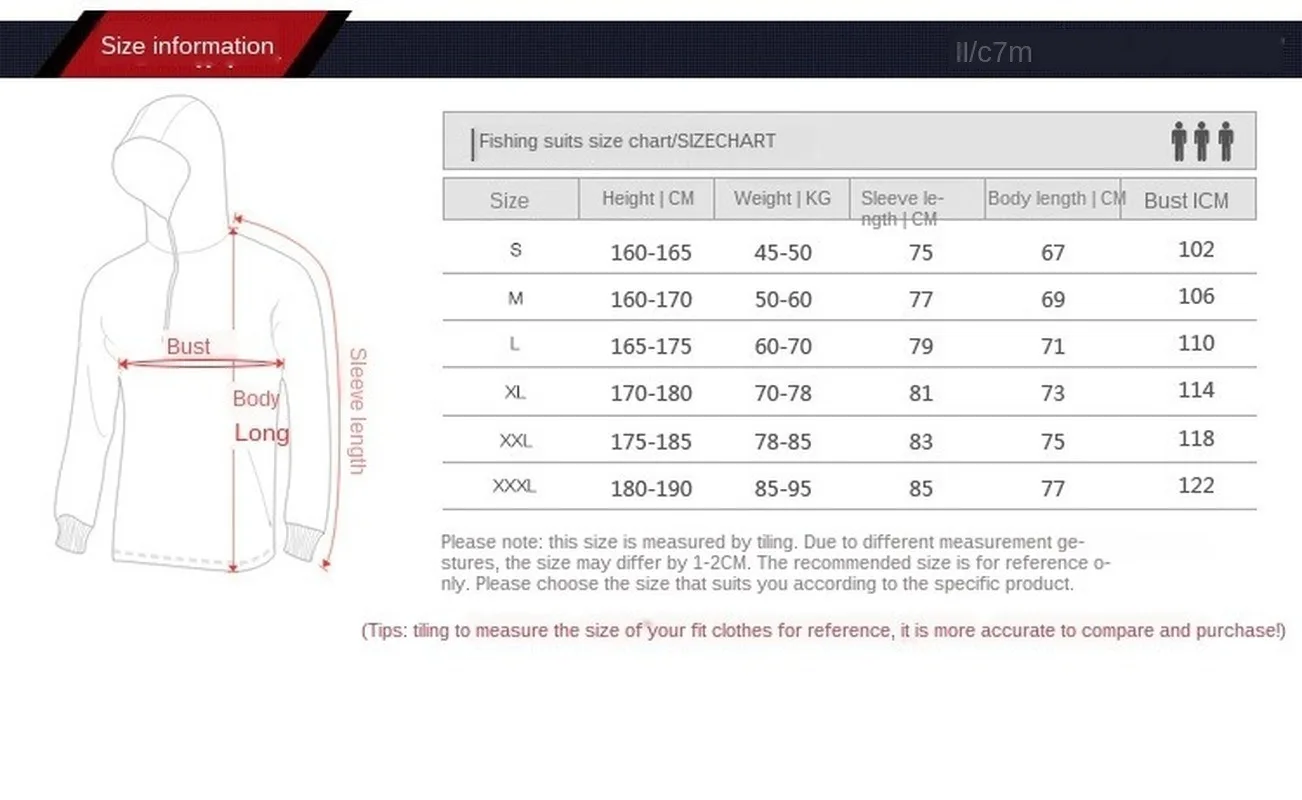 

Men Sun Protection Clothing Sunscreen Cycling clothing Fishing Wicking Quick-Drying UV Antibacterial Deodorant Sweatshirts