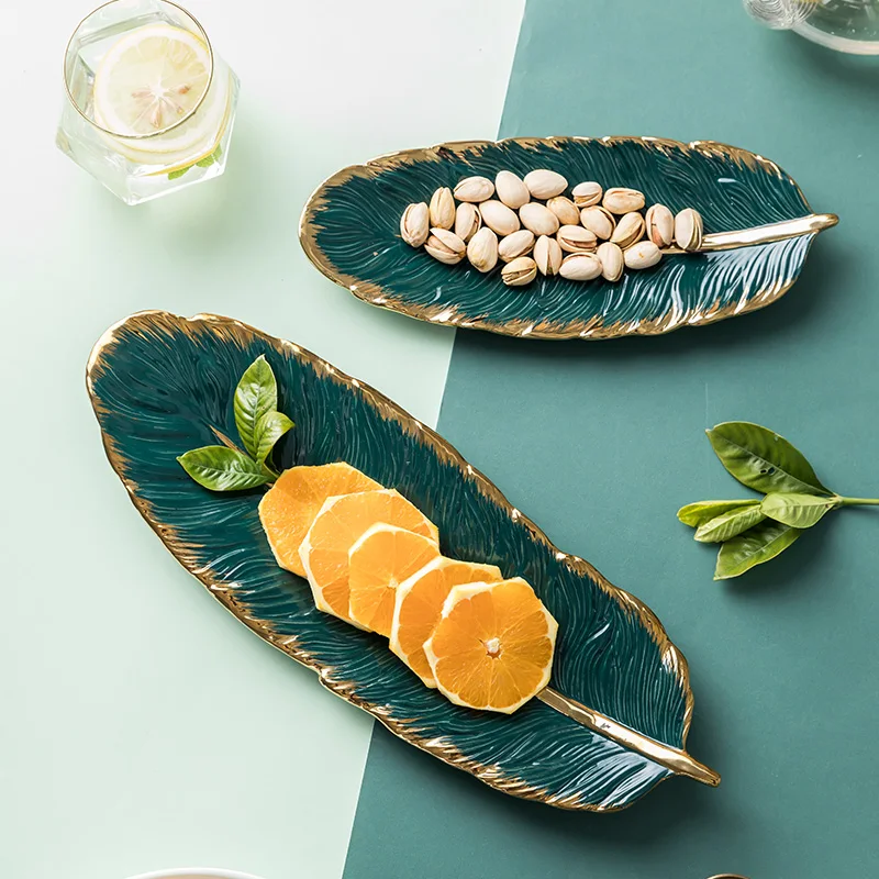 

ceramic fruit tray living room creative nordic fruit tray snack candy cake tray dried fruit box