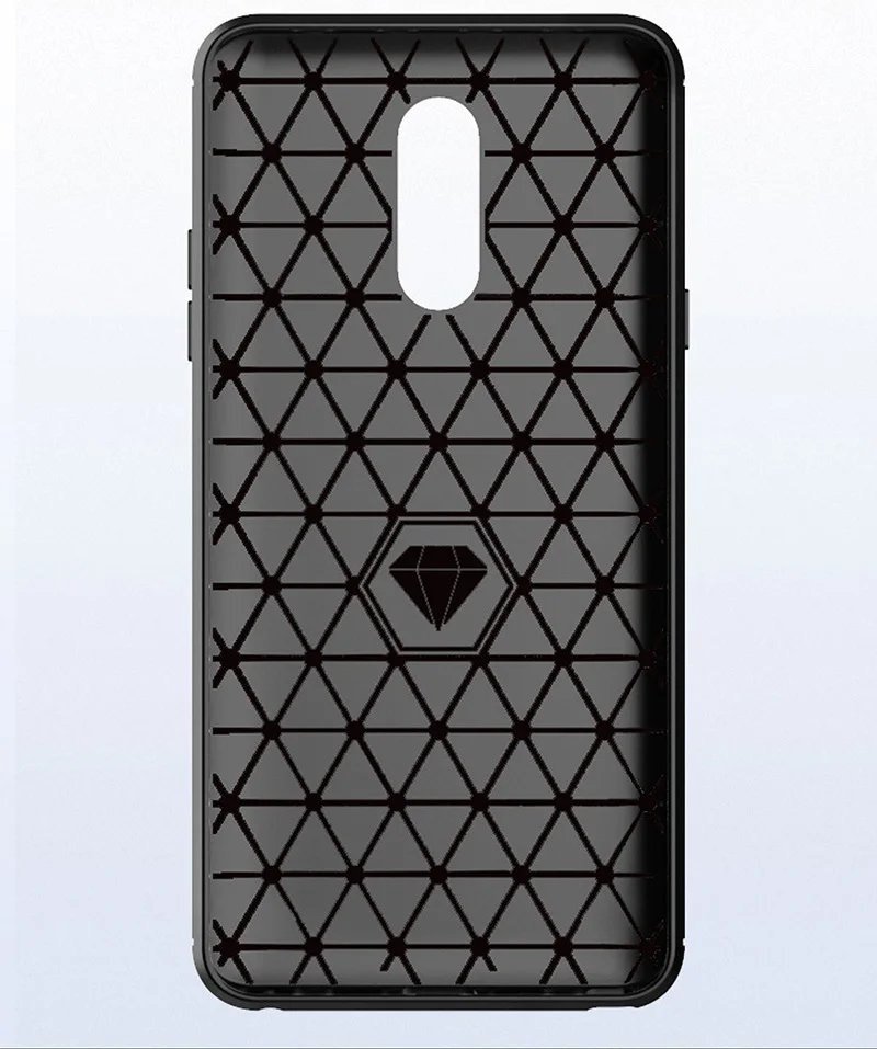 Амортизирующий чехол из мягкого ТПУ с защитой от царапин углеродного волокна