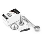 Популярные многоразовые капсулы для кофе Nespresso Vertuo, без швов, со стальным фильтром, с большой чашкой