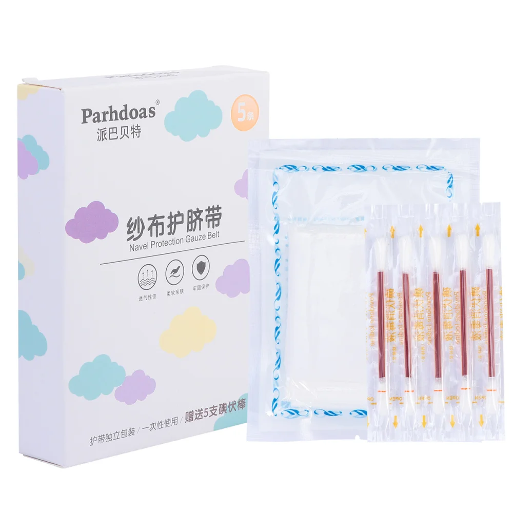 5 шт. хлопковый пояс для пупка регулируемый живота Для Новорожденный ребенок |