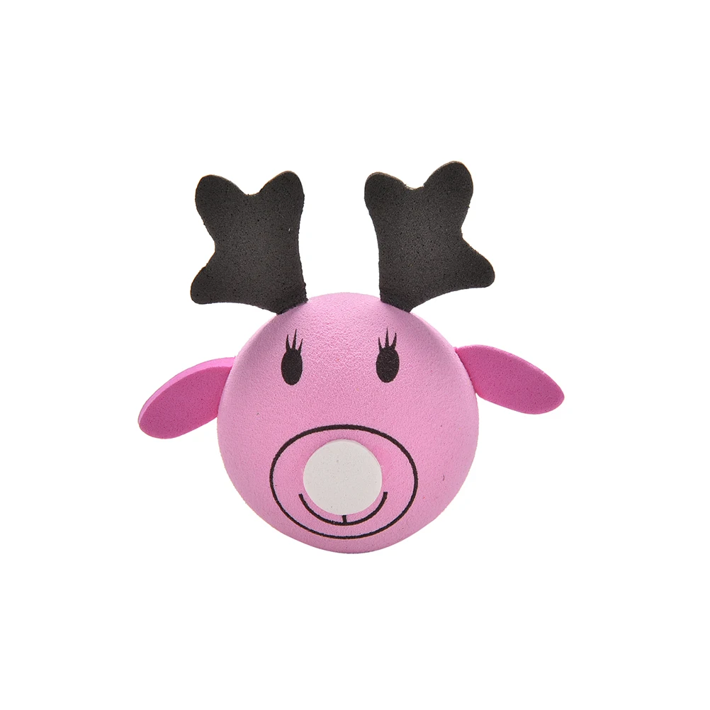 

Hot Selling New Cartoon Elk Car Antenna Toppers For Car Aerials Animal Decorations For Car Accessories 1PC