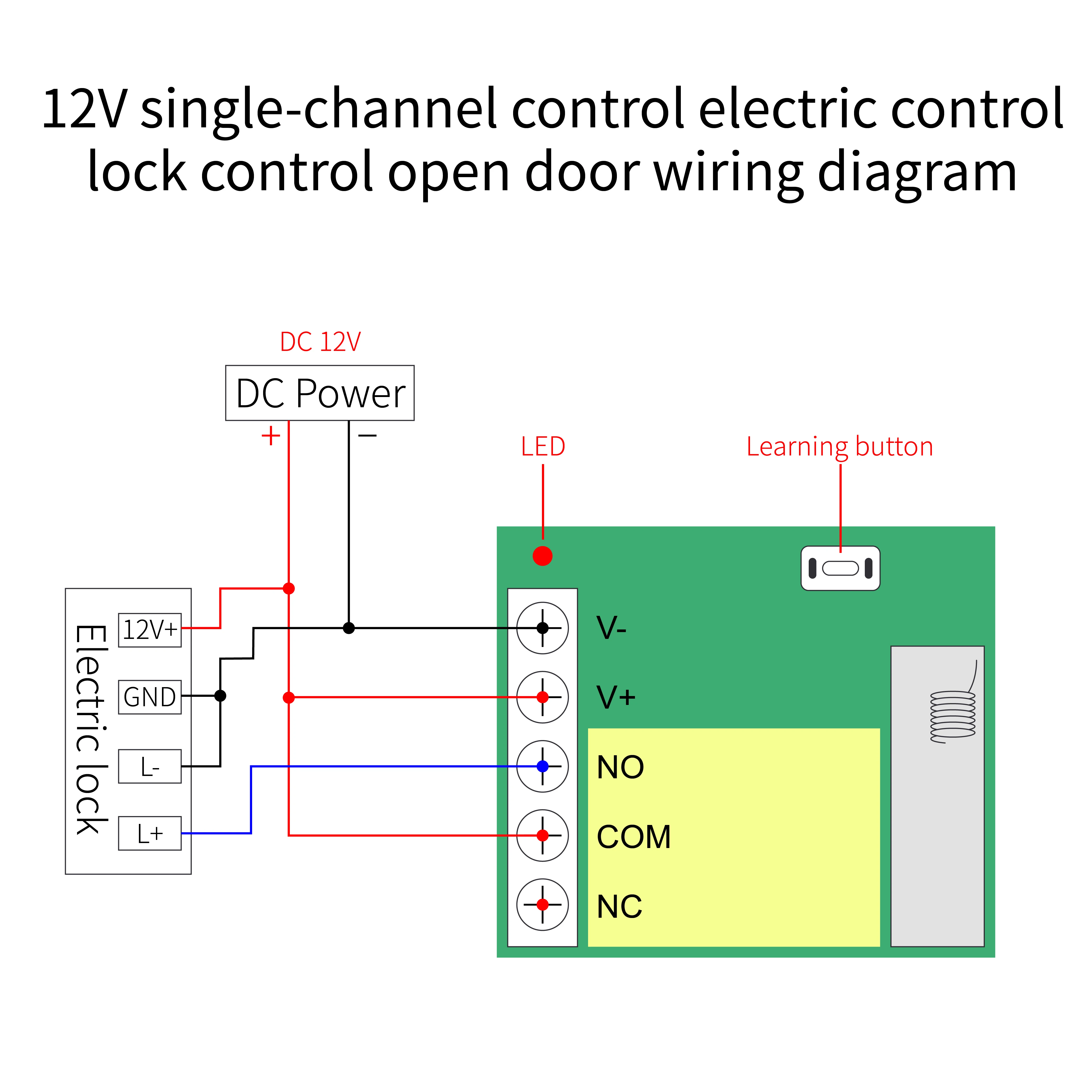 FUNSHION DC 12V 1 CH беспроводной пульт дистанционного управления релейный модуль