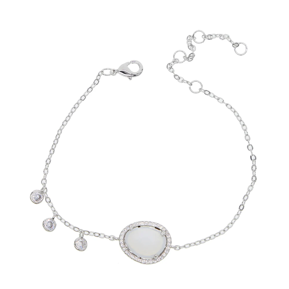 2021 Модный Новый брендовый дизайн роскошный женский браслет с большим кубическим