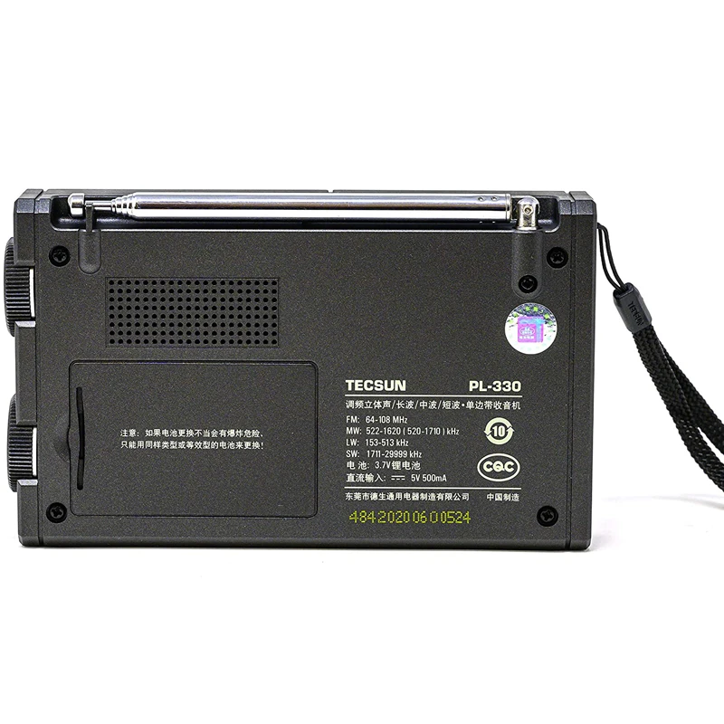 Tecsun PL-330 Полнодиапазонный радиоприемник портативный FM стерео LW/MW/SW SSB приемник DSP