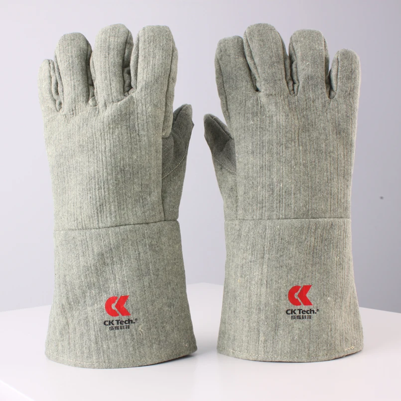Высокотемпературные перчатки CK Tech.500 градусов защитные противопожарные для