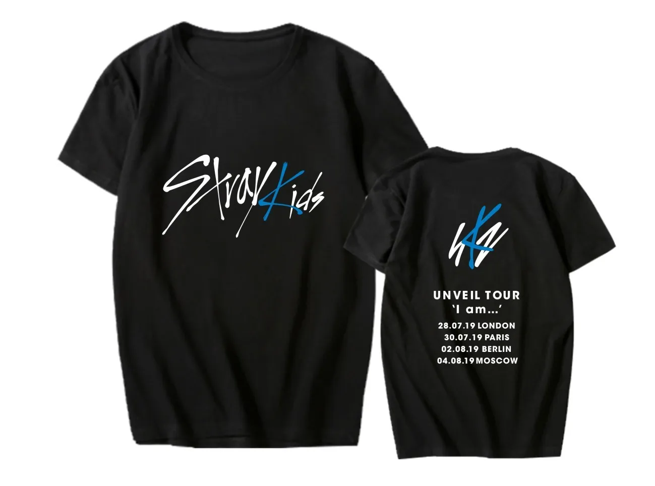 Kpop Stray Kids Unveil Tour Футболка женская 2019 новая стильная футболка женские модные