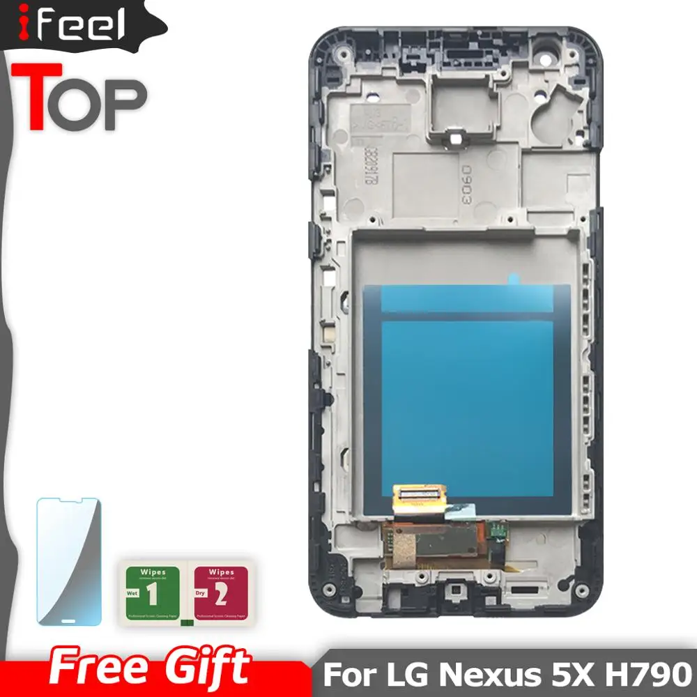 No Dead Pixe 5.2&quot For LG Nexus 5X LCD Display Touch Screen with Frame Digitizer Assembly H790 H791 | Мобильные телефоны и