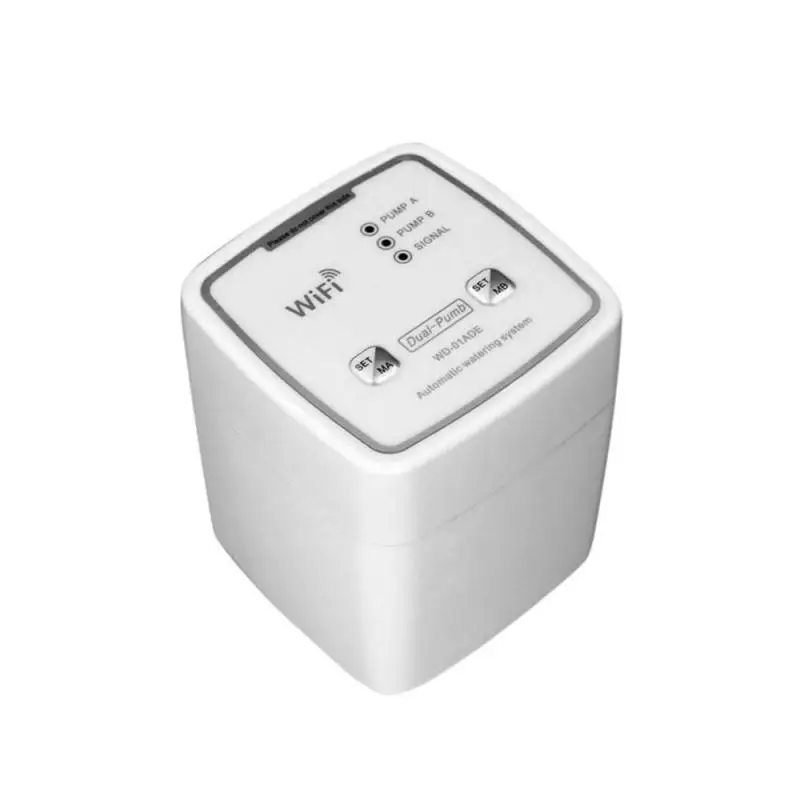 

2021 New WIFI Smart Watering Device Gardening Drip Irrigation Timing Controller Office Balcony Lazy Double Pump Watering Tool