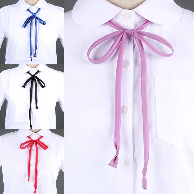Милые школьные платья в японском стиле галстук-бабочка для девочек Униформа