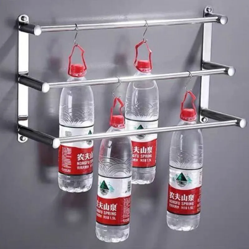 Лидер продаж бесшовная вешалка для полотенец без перфорации из нержавеющей