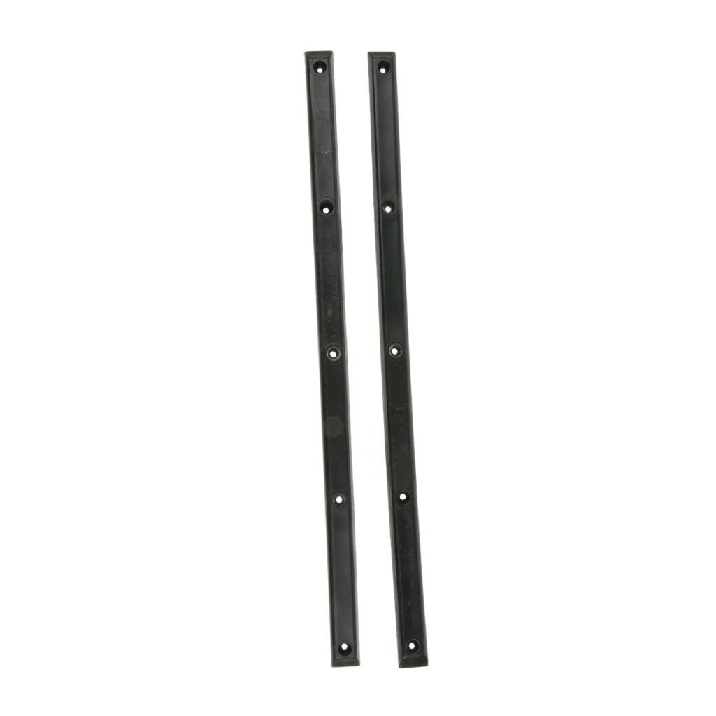 

MagiDeal 1 Pair Longboard Skateboard Rails Edge Protect With 10 Mounting Screws Outdoor Sports Part