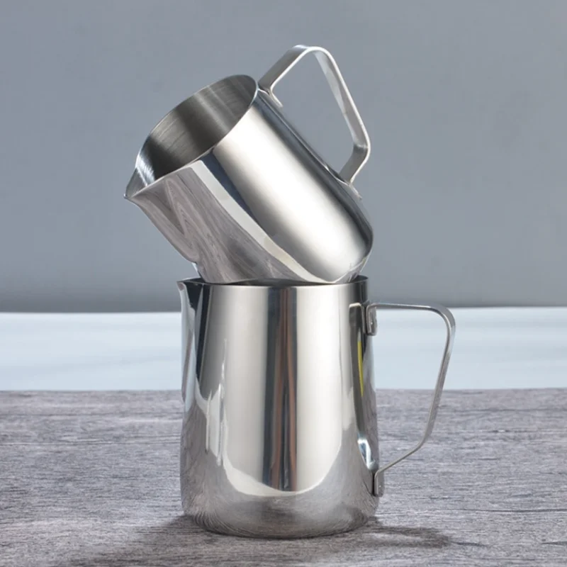 

150/350ml Milk Jugs Stainless Steel Milk Frothing Pitcher Coffee Latte Cappuccino Frothing Art Jug Pitcher Mug Milk Cream Cup