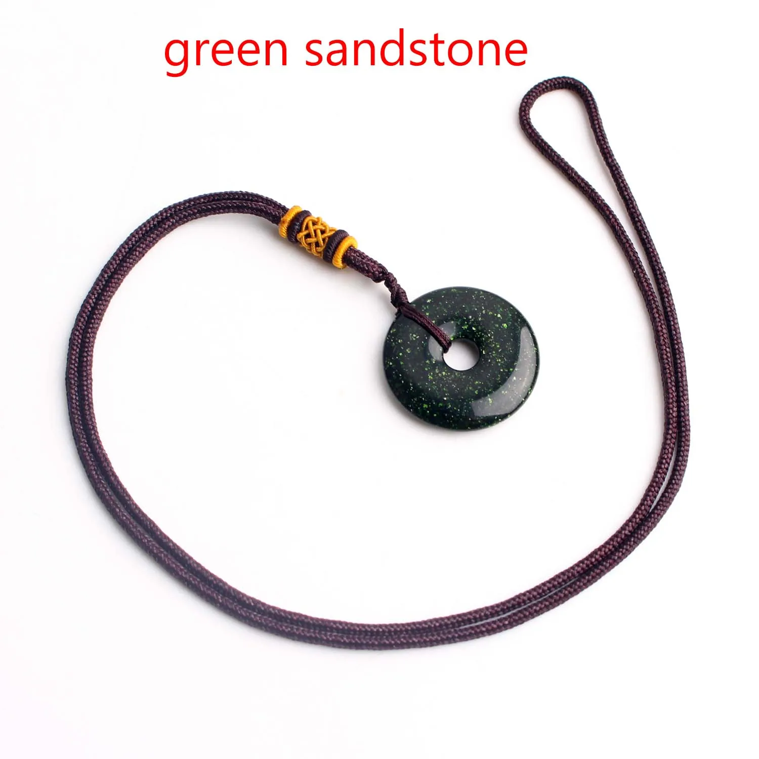 1 шт. Хрустальный Аметист мир о образный кулон с веревкой ювелирные изделия