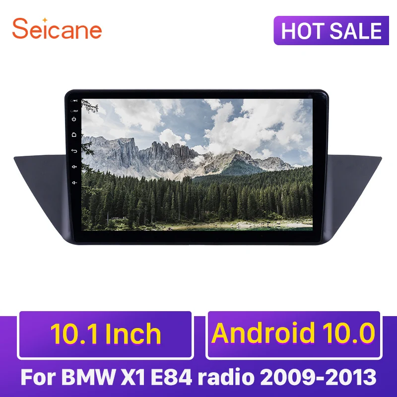 Автомобильный GPS навигатор Seicane Android 10 0 API29 для 2009 2013 BMW X1 E84 радио 1 дюймов HD 1024*600