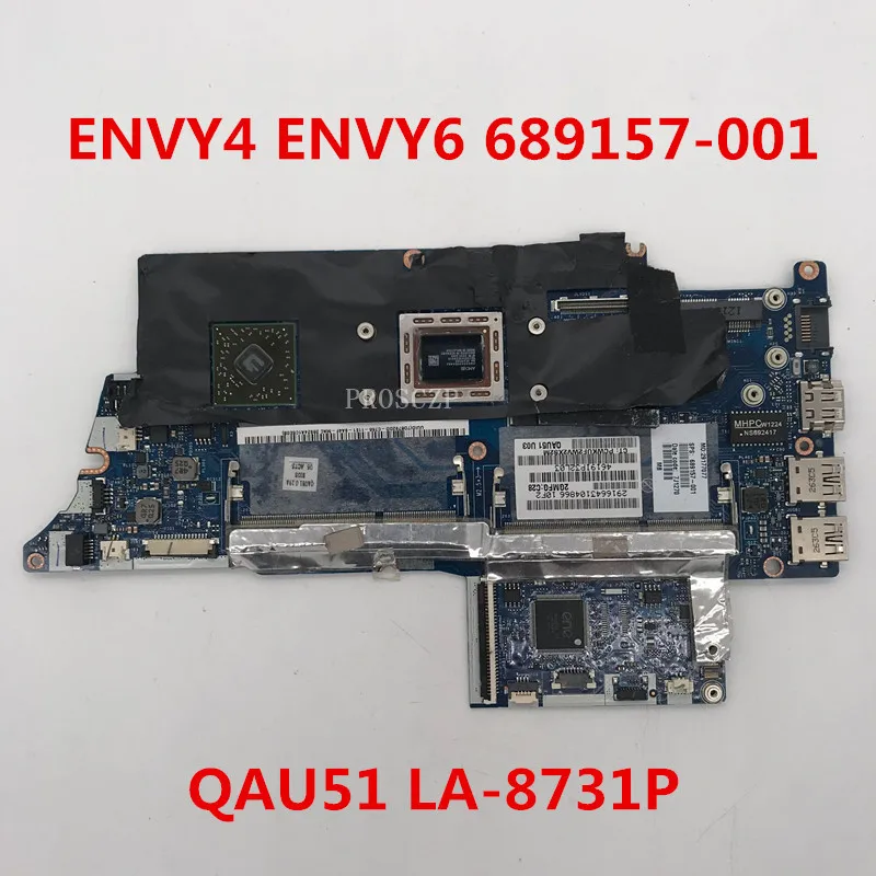 Бесплатная доставка материнской платы для ноутбука ENVY4 ENVY6 689157-001 689157-501 689157-601 A6-4455M