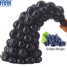 Анальная пробка FAAK, секс-игрушка, дилдо анальная пробка с виноградным дилдо большой для мужчин и женщин, Эротическая Массажная игрушка для геев и анальный расширитель для лесбиянок
