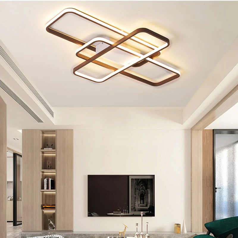 Потолочный светодиодный светильник для гостиной спальни кабинета 2021 в перем.
