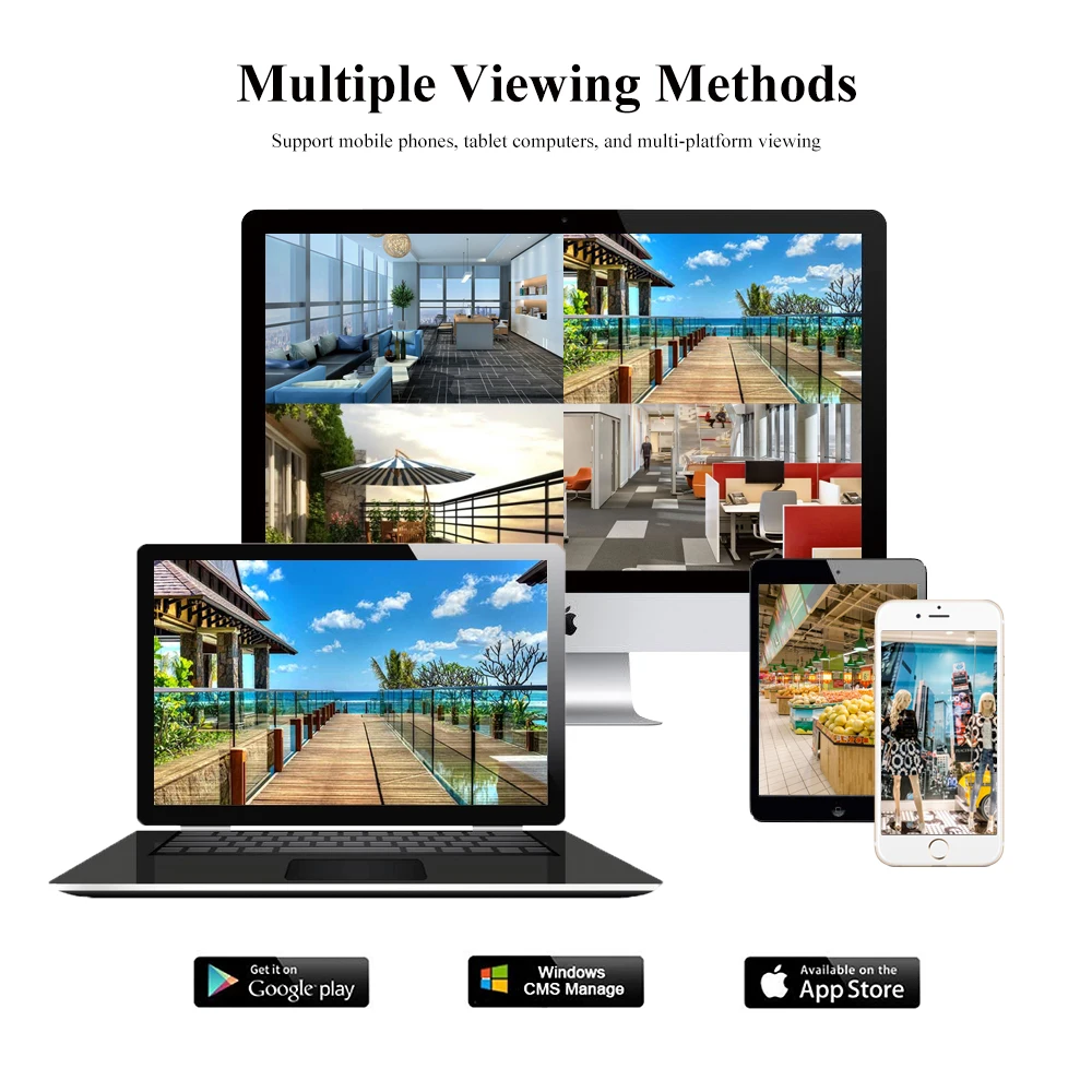 AZISHN Yoosee Wifi IP камера 720P 960P 1080P Беспроводная Проводная ONVIF P2P CCTV цилиндрическая наружная камера с слотом для sd-карты Макс 128G