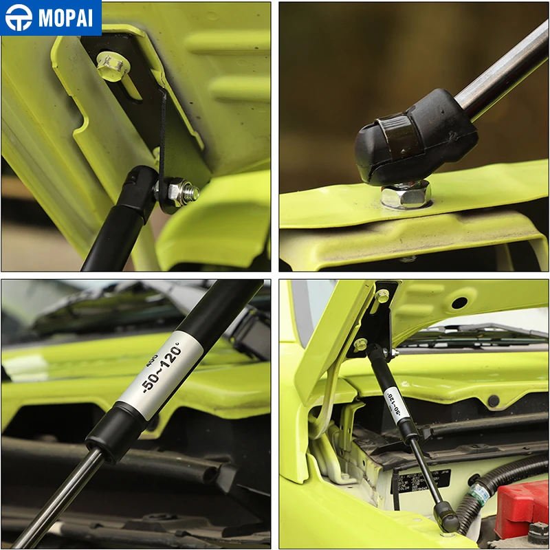 Хромированный Стайлинг MOPAI опора Переднего Капота двигателя автомобиля