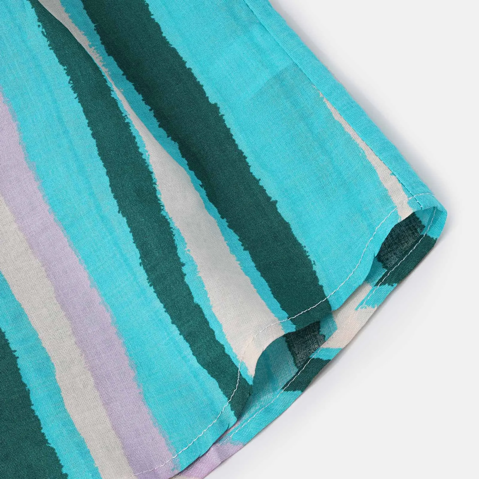 

Men's Casual Beach Style Striped Lapel Shirt Casual Shirt Camisa Masculina Top