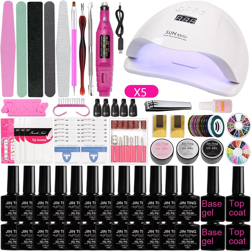 Набор для маникюра A2 светодиодный маникюрный набор гель лаков ногтей