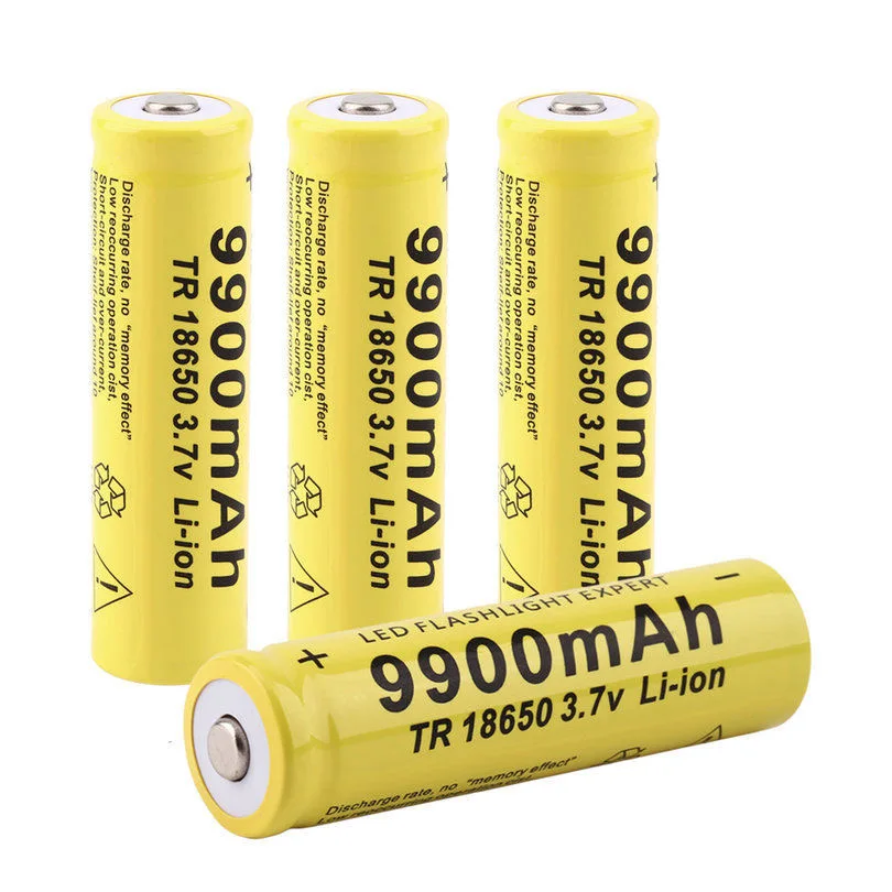 

2021 new 18650 lithium ion battery 9800mah rechargeable battery 3.7V for LED flashlight or electronic equipment battery