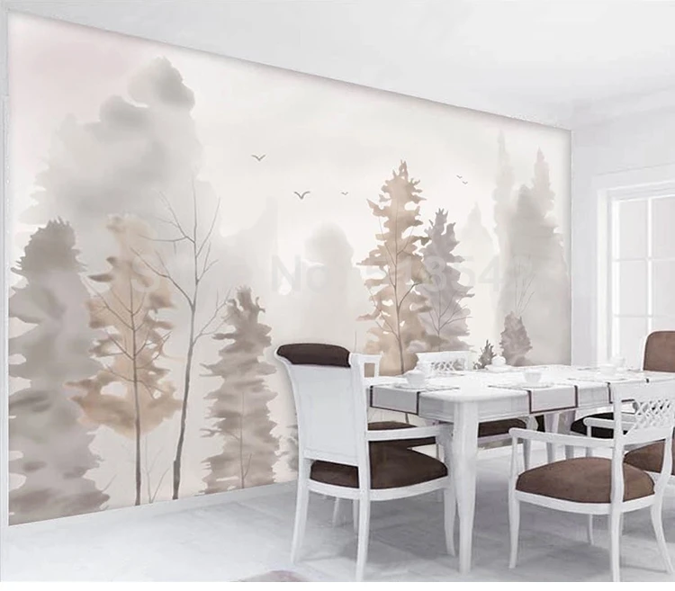 moderno, estilo nórdico, quarto, sala de estar, cenário