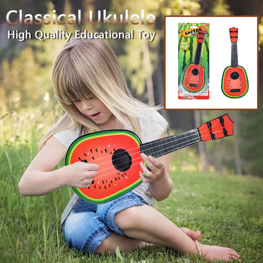 Beginner Classical Ukulele Fruit Guitar Educational Musical Instrument Learning Toy kids toys juguetes brinquedos игрушки New