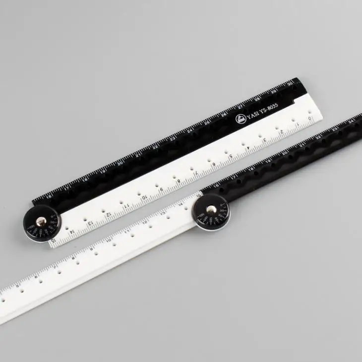 

1 Pcs Kawaii 30cm Black White Plastic Folding Straight Rulers Drawing Sketch Painting Ruler Stationery School Office Supplies