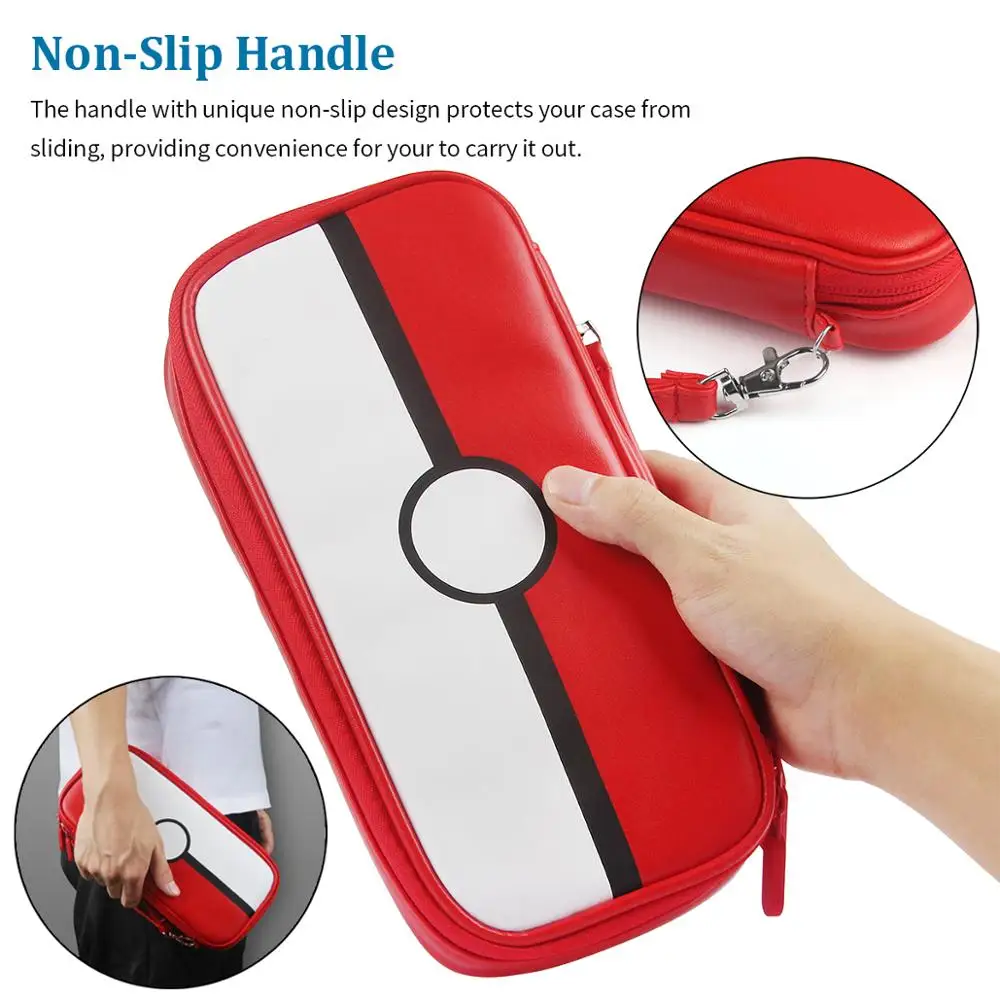 Портативный полиуретановый чехол iBen сумка для хранения аксессуаров Nintendo Switch