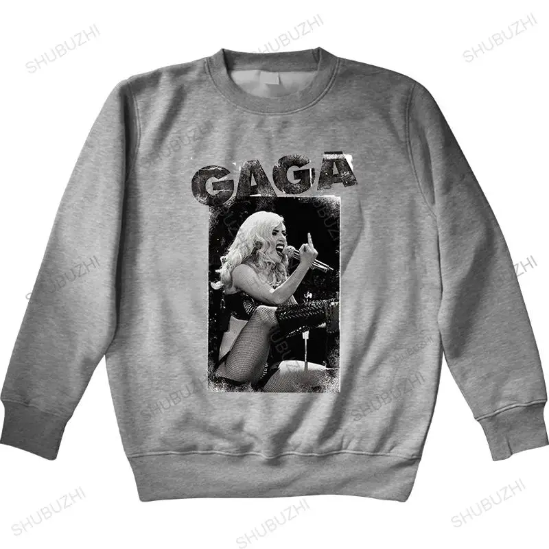 

Lady Gaga sweatshirt Gothic Emo Punk Rock Fashion Top Horror long sleeve Hippie Goth hoodies men's teenage cool hoody euro size