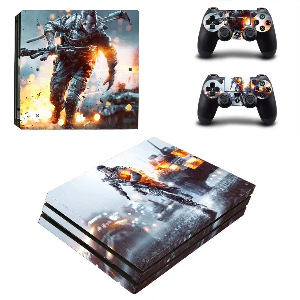 Поле боя PS4 Pro Стикеры s Play station 4 кожи наклейка для Игровые приставки консоли и