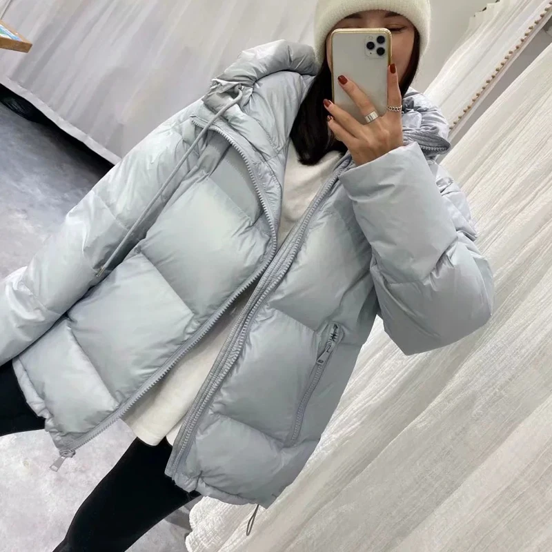 

Autumn New Fashion Women Cotton Jacket Long Sleeve Hoodies Warmly Loose Coat Casual Woman Elegant Ladies Tops