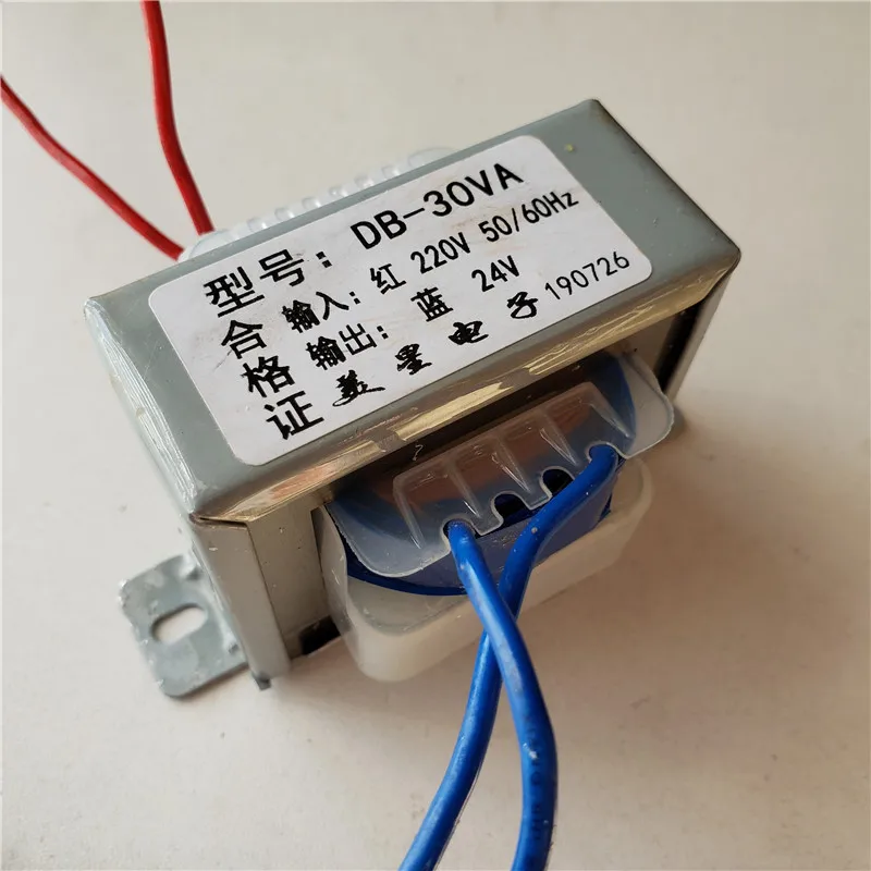 24V 1.25A трансформатор 30VA 220V вход Мощность EI66 силового
