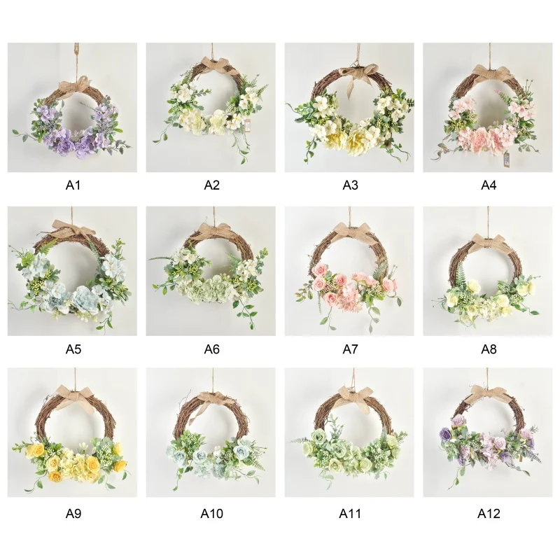 Свадебная гирлянда домашний декор ротанговая реквизит для фотографий венок