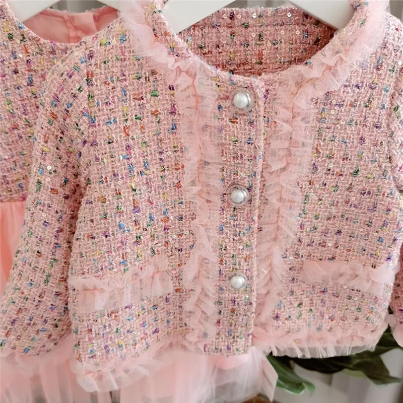 Одежда для детей комплект девочек праздничные платья вечерние и свадебные